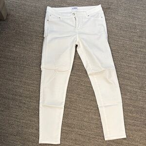Chic White Denim Pants